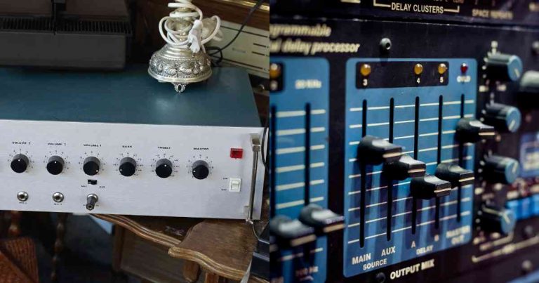 showing integrated amplifier vs power amplifier