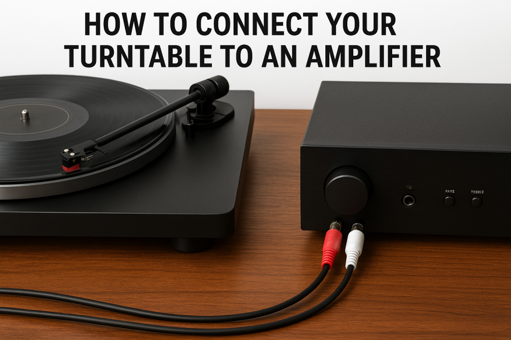 How to connect your turntable to an amplifier
