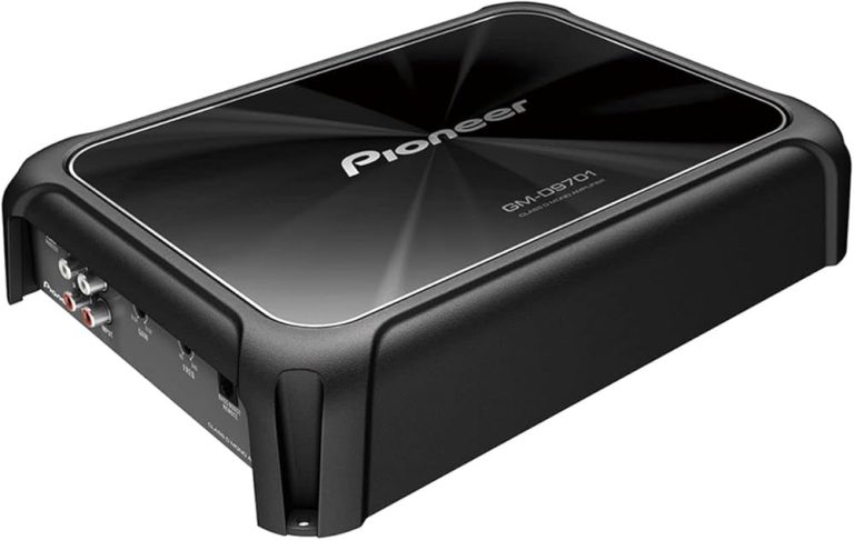 Pioneer GM-D9701 mono amplifier top panel and controls