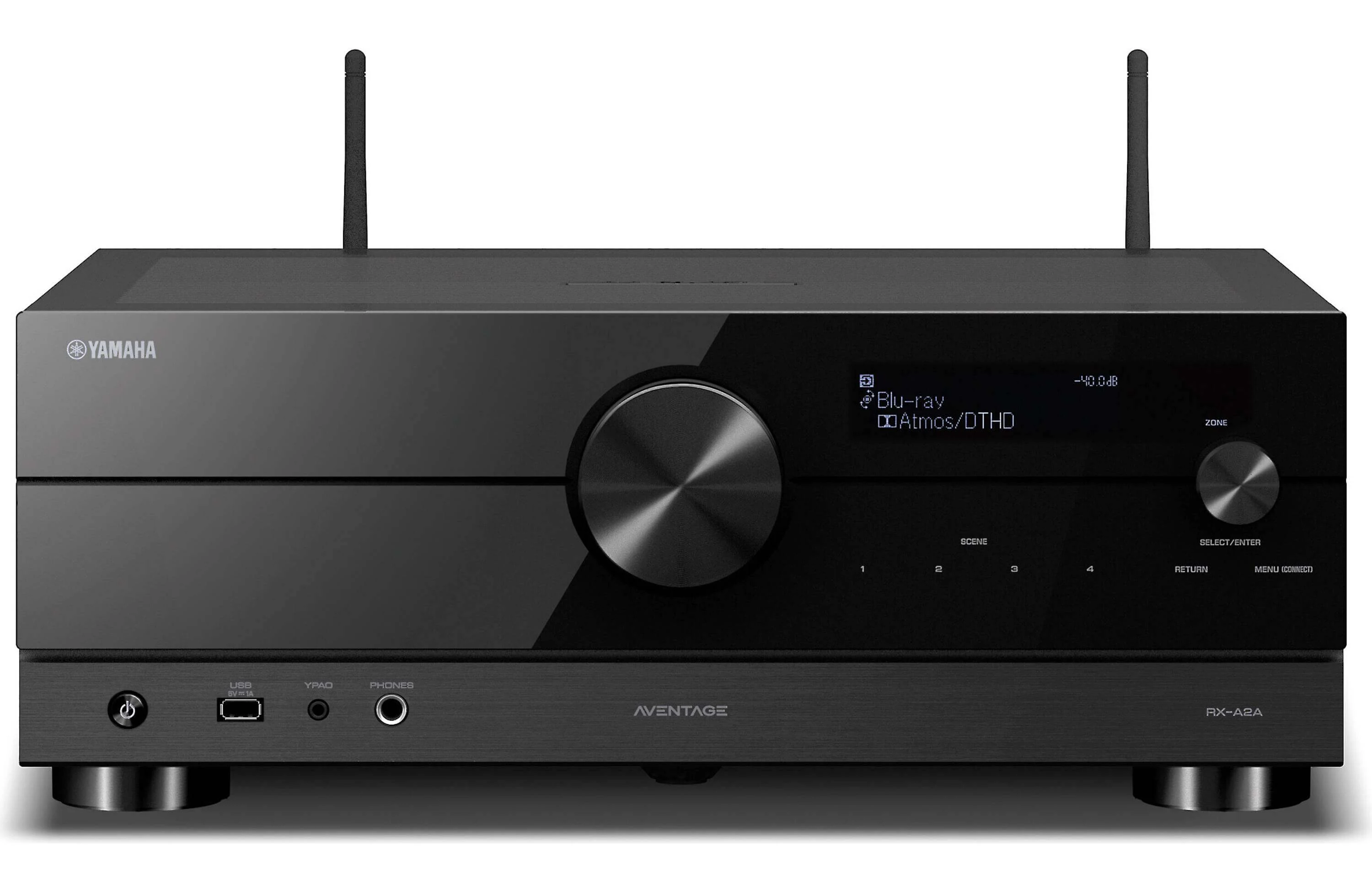 Yamaha RX-A2A AVENTAGE AV receiver angled front view